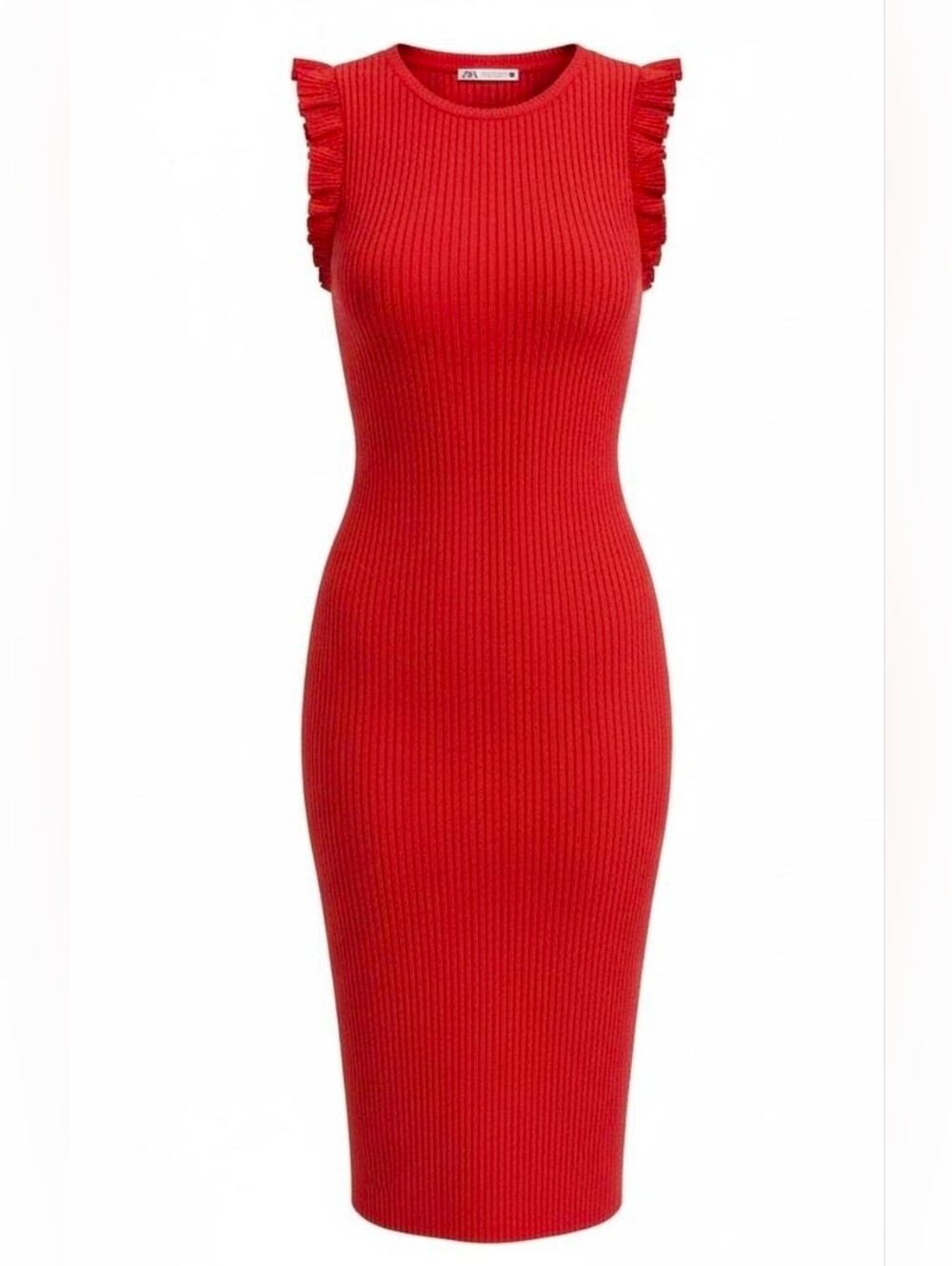 Zara  Ribbed Bodycon Dress